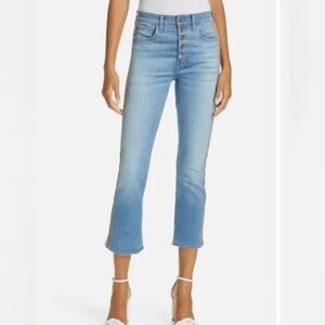Veronica Beard Carolyn Baby Boot High Rise cropped jeans 28 / 6 Amsterdam wash